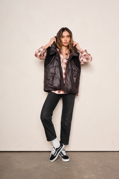 ジャケット・アウター Hypertrophy DOUBLE ZIPPER DOWN VEST VIOLET VEST - J1382A – dRA