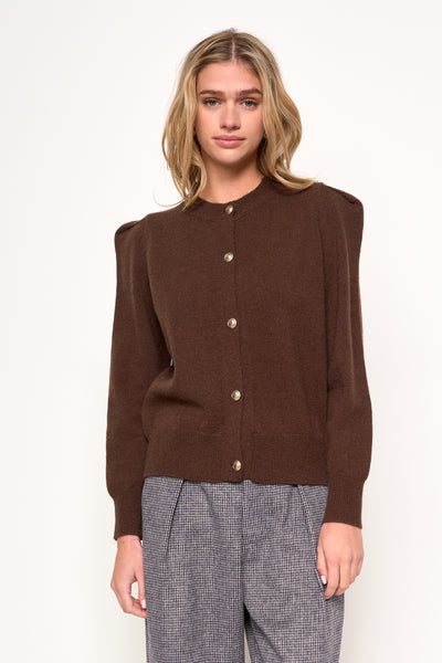 JULIET CARDIGAN - S1574A -BRW – dRA
