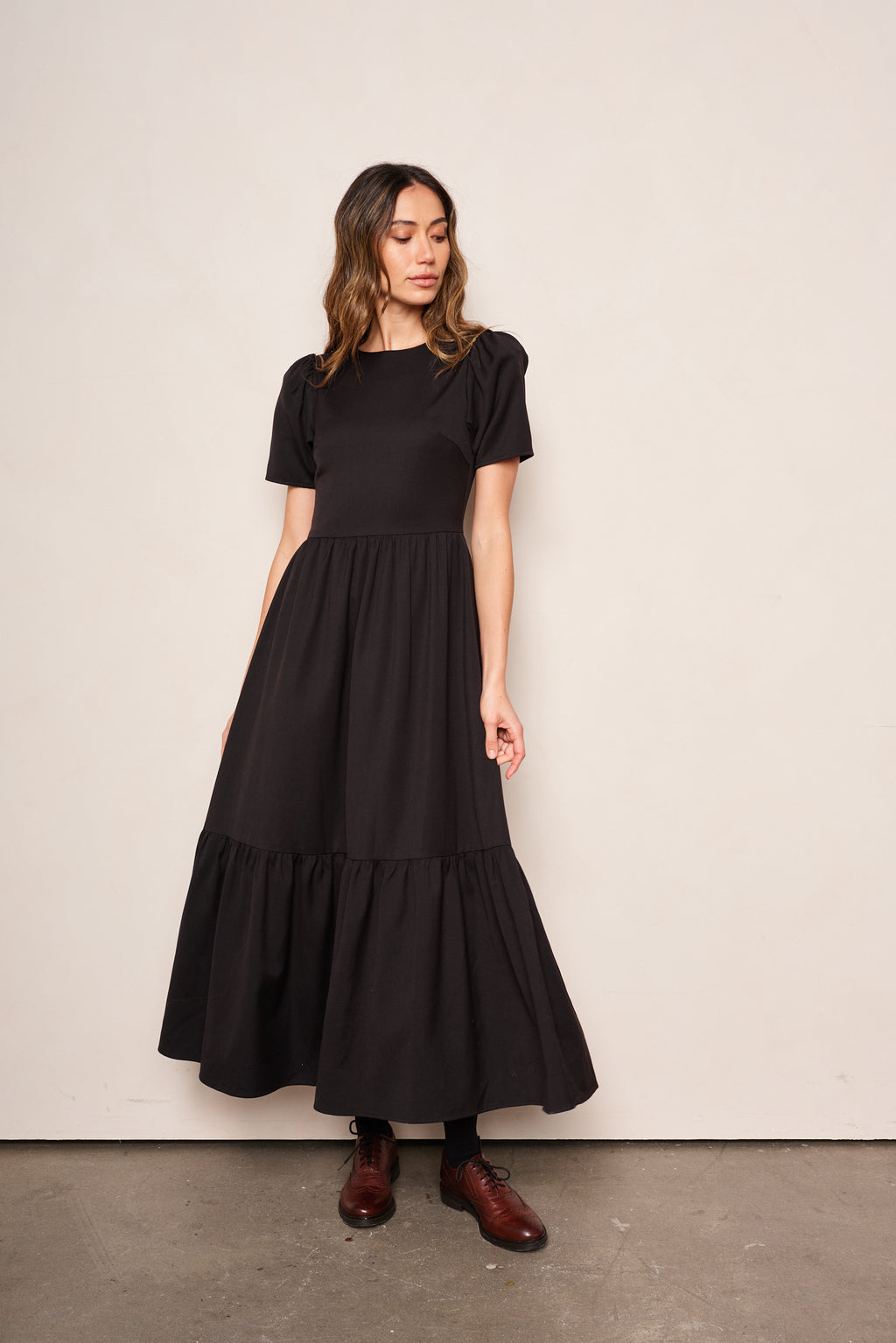 willow maxi dress black WILLOW DRESS
