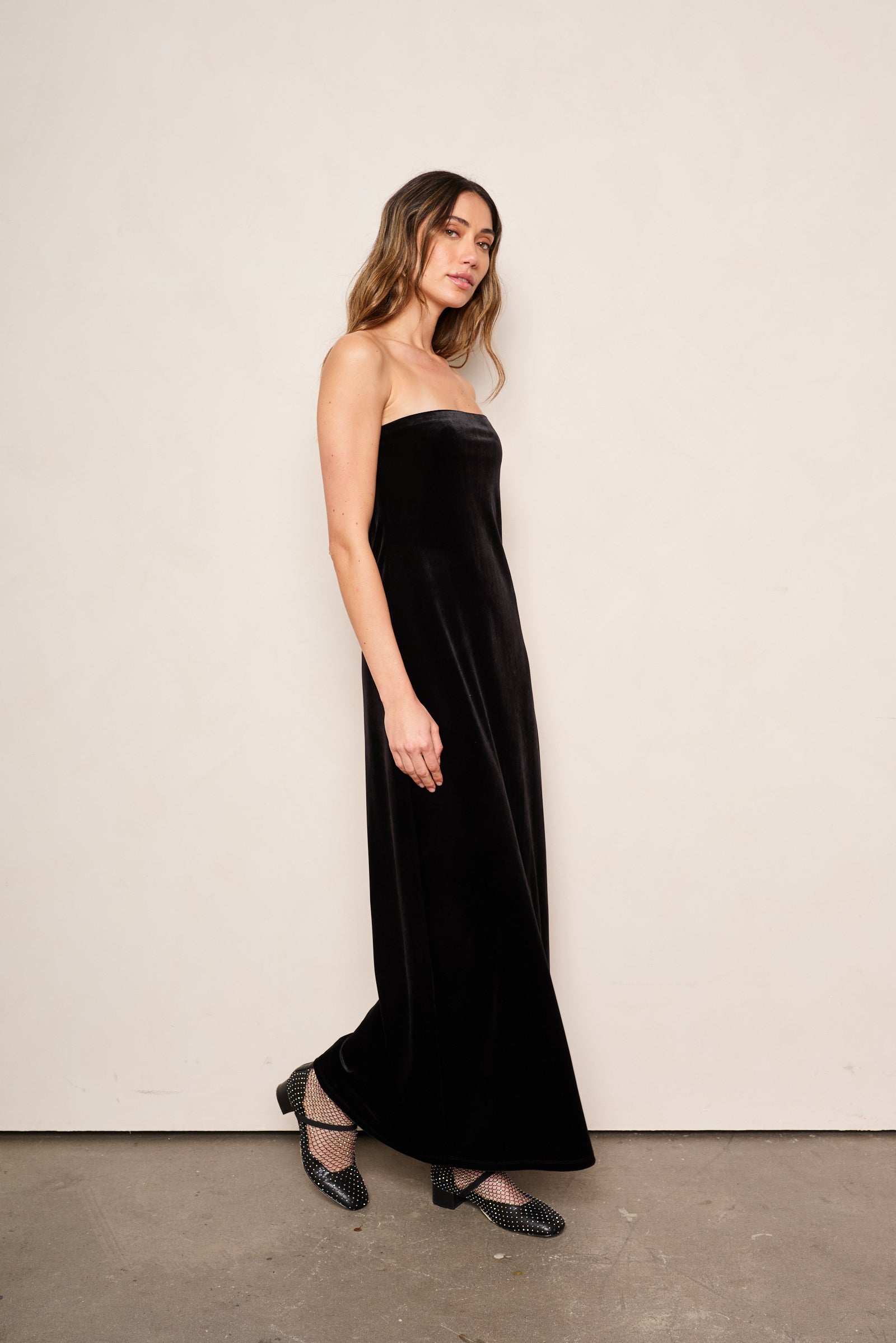 ANDRESD drape velour dressブラックS 000000000072-03-l.jpg?t=