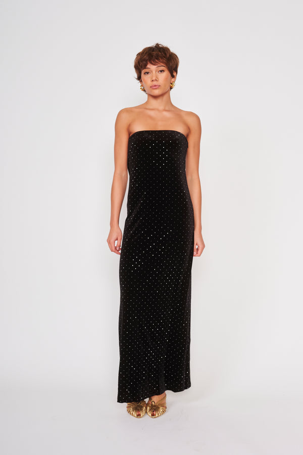 ADELINE DRESS - DT1248G-EMB