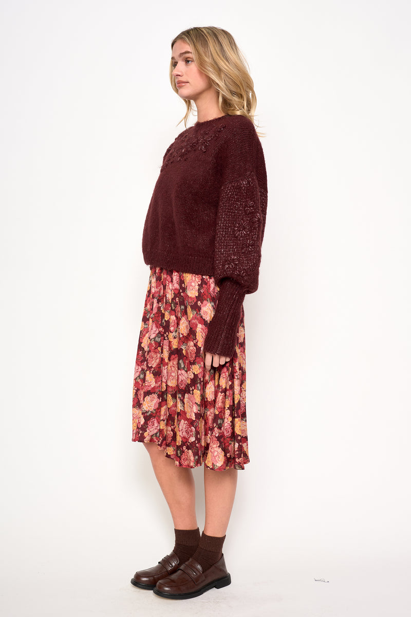 CYNTHIA SWEATER - S1012D-BRGD