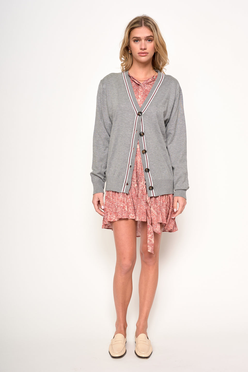 HYEON /blossom gilet グレー HYEON /blossom gilet グレー HYEON (ヘヨン) official online store