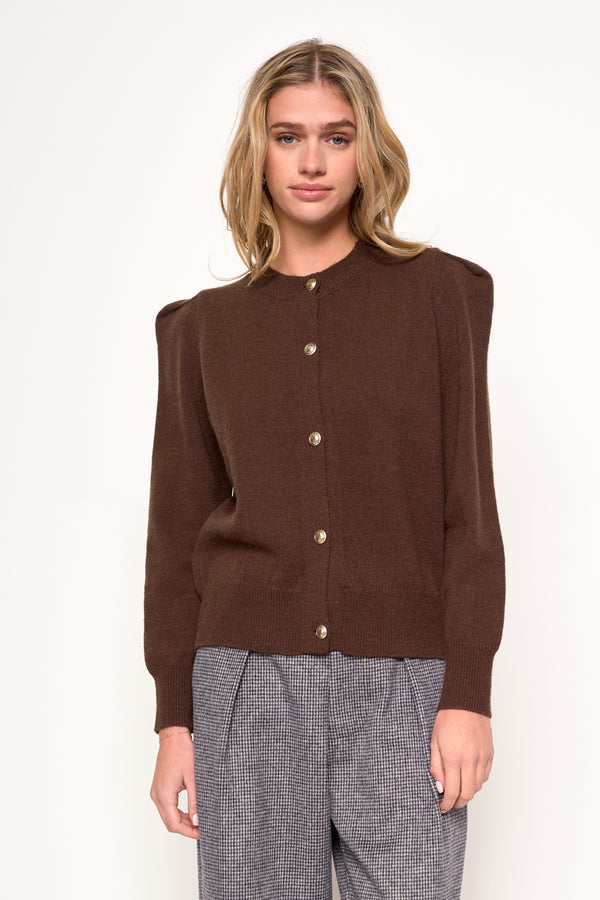 JULIET CARDIGAN - S1574A -BRW